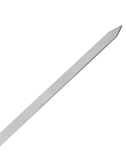 Шампур лезвие плоское, 6 шт, 450х10х2 мм, нержавеющая сталь, Гурман, в конверте, T2022-7062