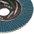 Круг лепестковый торцевой КЛТ1 для УШМ, LugaAbrasiv, диаметр 115 мм, посадочный диаметр 22 мм, зерн ZK100, шлифовальный - фото 3