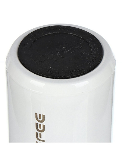 Термокружка нержавеющая сталь, 0.4 л, колба нержавеющая сталь, белая, Y6-7393