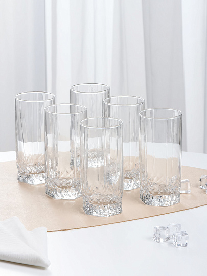 Стакан 290 мл, стекло, 6 шт, Pasabahce, Вальс, 42942GRB