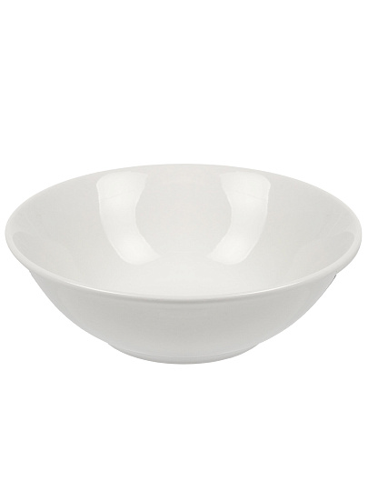 Салатник фарфор, круглый, 15 см, 0.42 л, Лейна, Jewel, белый