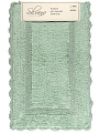 Коврик для ванной, 0.5х0.8 м, хлопок, ажурный край, фисташковый, Silvano, Лиона - фото 4
