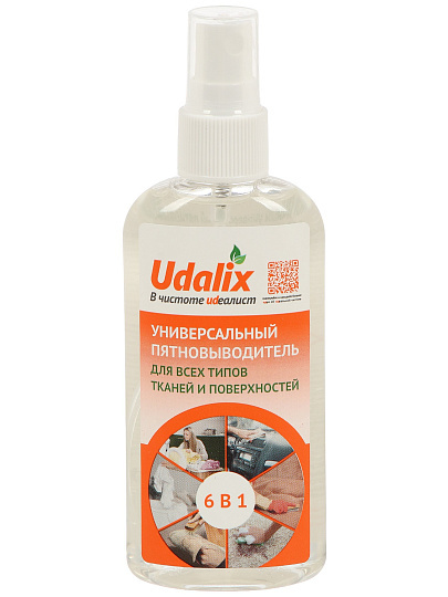 Пятновыводитель Udalix, 100 мл, жидкость, универсальный