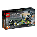 Конструктор Lego, Technic, Драгстер, 7-9 лет, 225 деталей, 42103