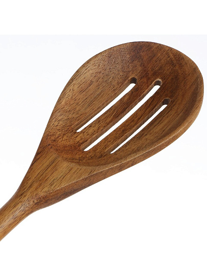 Ложка кулинарная акация, 34.5х6.5 см, Daniks, UT65934A