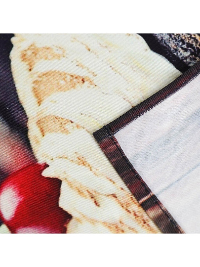 Полотенце кухонное 40х60 см, 200 г/м2, 100% хлопок, Silvano, Капкейк, Узбекистан, 100029