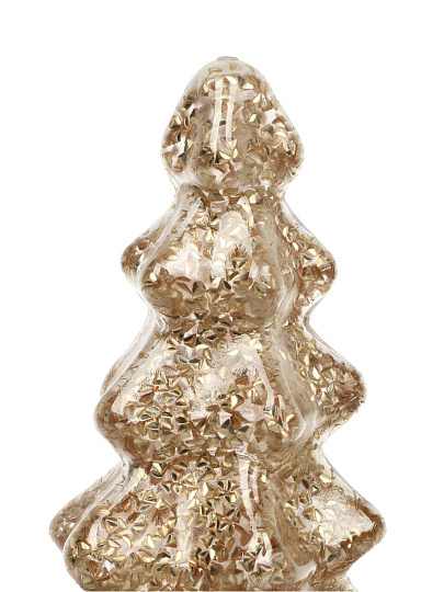 Фигурка декоративная пластик, 25 см, с подвеской, 2хААА, золото, Y4-13349