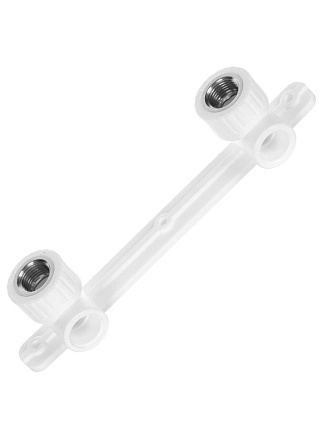 Комплект для смесителя полипропилен, d20х1/2'', внутренняя резьба, белый, РосТурПласт