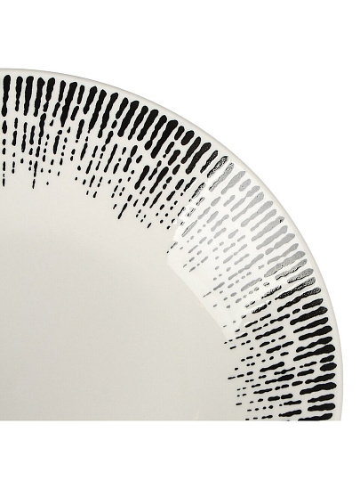 Тарелка суповая, керамика, 20 см, круглая, Mila Ripsy, Elrington, 253-27012