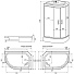 Душевая кабина 120х80х226 см, левый, поддон 26 см, тонированная, Erlit, ER351226L-C4-RUS - фото 7