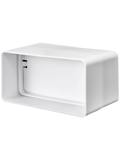 Соединитель вентиляционный пластик, 60х120 мм, обратный клапан, Event, 60120СКПО