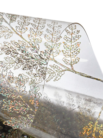 Клеенка Silvano, 0.8х20 м, силикон, 0.6 мм, декор, 6057