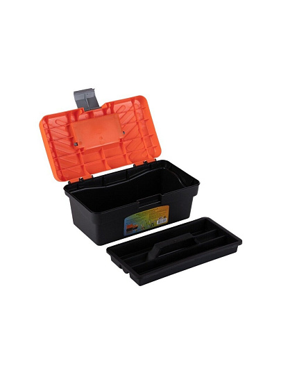 Ящик для инструментов, 12 '', 28.5х15.5х12.5 см, пластик, Blocker, Profbox, пластиковый замок, с лотком, А-28