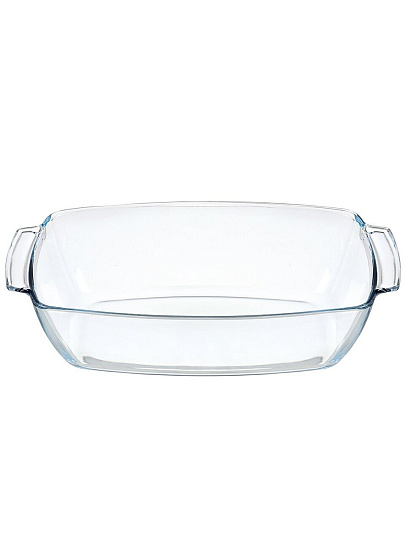 Форма для запекания стекло, 23.3х38х9 см, 4.42 л, прямоугольная, Borcam, 590046