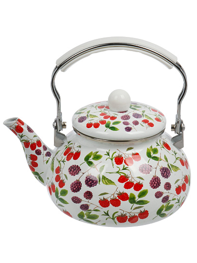 Чайник сталь, эмалированное покрытие, 2.5 л, Daniks, Ягоды, индукция