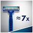 Станок для бритья Gillette, Blue Simple3, для мужчин, 3 лезвия, 4 шт, одноразовые, BLI-81631554 - фото 6