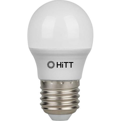 Лампа светодиодная E27, 13 Вт, 230 В, шар, 4000 К, свет нейтр.бел, HiTT, HiTT-PL-G45