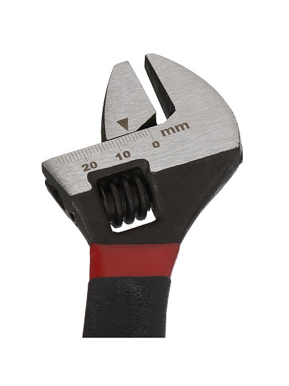 Ключ разводной, Bartex, 200 мм, CrV, со шкалой, ручка ПВХ