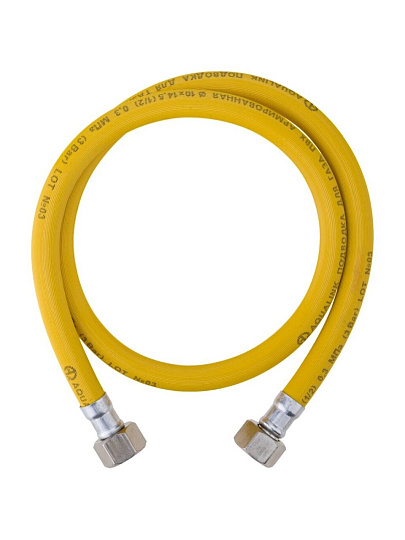 Подводка для газа 1/2''х0.6 м, г-г, ПВХ, AquaLink