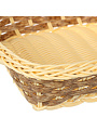 Корзина декоративная 23х23х8 см, квадратная, плетеная, Y4-8903 - фото 4