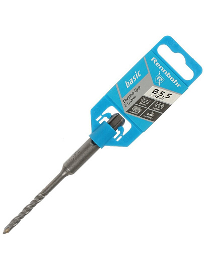 Сверло-бур для перфоратора, Rennbohr, Basic, диаметр 5.5х110 мм, SDS-Plus, 695511