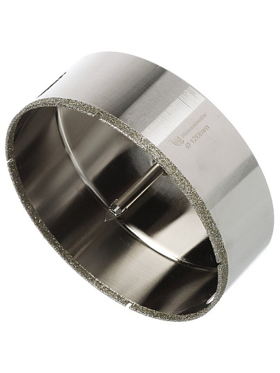 Коронка алмазная, по керамограниту и керамике, Rennbohr, Alpha, диаметр 120 мм, с центрирующим сверлом, 676202