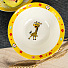 Набор детской посуды фарфор, 3 шт, Жираф, кружка 240 мл, тарелка 17.5 см, салатник 17.5 см, 3-3204 - фото 4