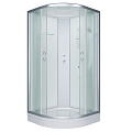 Душевая кабина низкий поддон, 90х90х215 см, матовая, Erlit, ER3509P-C3-RUS