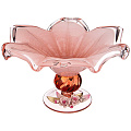 Блюдо на ножке white crystal&amp;quot;rosa guisy med&amp;quot;, 647-777