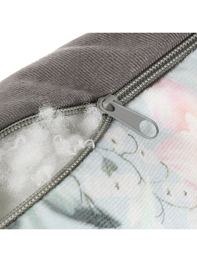 Подушка декоративная, 40х40 см, Магнолия, 100% полиэстер