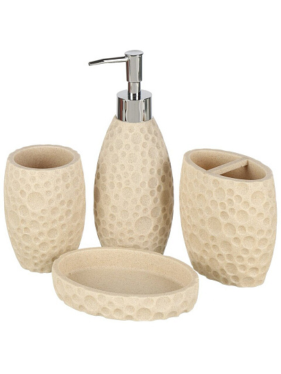 Мыльница настольная, Пузырьки, полистоун, 14.1x10.2x2.5 см, BRE0172CA-SD