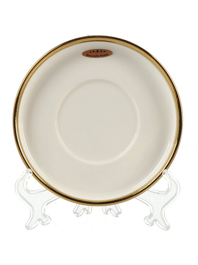 Чайная пара фарфор, 2 предмета, на 1 персону, 200 мл, Nouvelle Home, Royal line, 1731008, mint