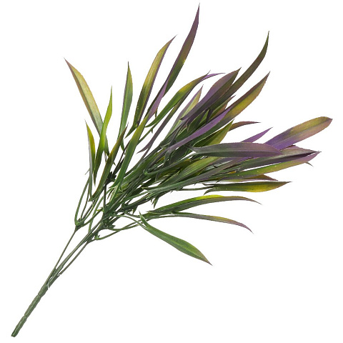 Цветок искусственный декоративный Ветвь, 37 см, темно-зеленый, Y6-10372