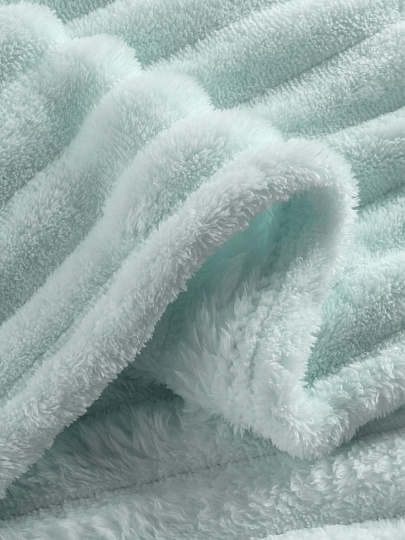 Плед 2-сп, 180х200 см, 280 г/м2, микрофибра, 100%пэ, Silvano, Милан, мята