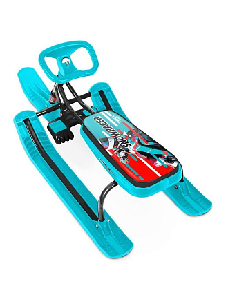 Снегокат Nika, Тимка спорт 1+, ТС1+/SB, 54 см, Nika kids sportbike, черный каркас