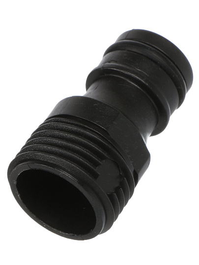 Штуцер для шланга 1/2, быстросъемный, внешняя резьба, пластик, Grandy, JS-344