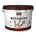 Краска водно-дисперсионная, VGT, акриловая, фасадная, матовая, белоснежная, 15 кг - фото 2