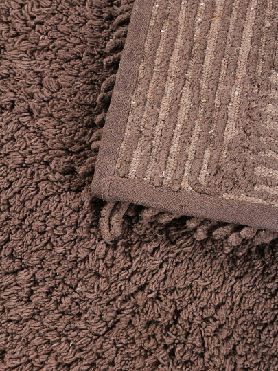 Коврик для ванной хлопок, 0.5Х0.8 м, графит buble, Silvano, Лиона