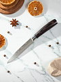 Нож кухонный Daniks, Classic G10, универсальный, нержавеющая сталь, 12.7 см, рукоятка дерево, Y4-8914