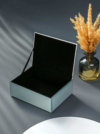 Шкатулка для украшений, МДФ, стекло, 16х12х6 см, Lefard, Арт Коллекция, 453-204