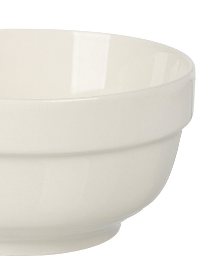 Салатник фарфор, круглый, 12.5х6 см, 0.3 л, с ободком, МФК, MFK20372