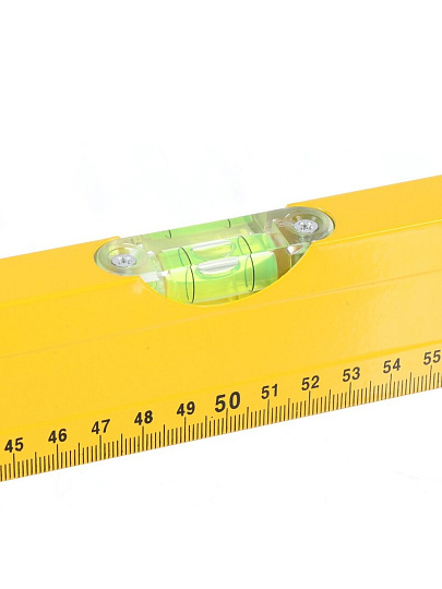 Уровень алюминий, 1000 мм, 3 глазка, линейка, желтый, Bartex, HJ-88D