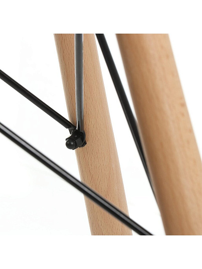 Стол обеденный 80х73 см, МДФ, черный, Фэшн, YTST-001d80-blk