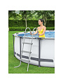 Бассейн каркасный Bestway, 427х107 см, Steel Pro Max, 56950BW, фильтр-насос, лестница, тент, 13030 л - фото 6