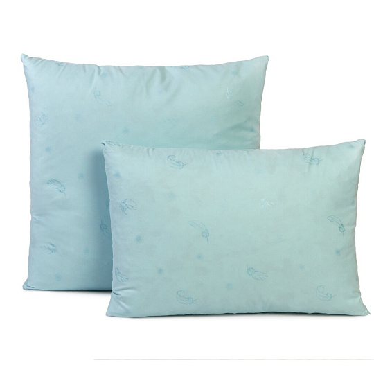 Подушка 68 х 68 см, перо, чехол полиэстер, жесткая, Kariguz, МПЖ10-5.2, в ассортименте