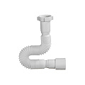 Гофра для сифона 650 мм, 1&amp;quot; 1/2х40/50, полипропилен, с гайкой, Orio, АС-1013