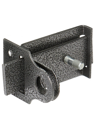 Засов универсальный, с проушинами, Делга, 16807, античное серебро