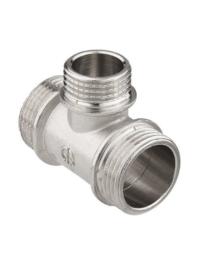 Тройник 3/4&quot;х1/2&quot;х3/4&quot;, ш-ш-ш, латунь, AquaLink