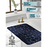 Набор ковриков для ванной и туалета, 2 шт, 0.5х0.8, 0.4х0.5 м, полиэстер, синий, Камешки, Y9-039 - фото 4