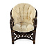 Мебель садовая Рузвельт, стол, 72 см, 2 кресла, 1 диван, подушка бежевая, 100 кг, 11/01 Б - фото 7
